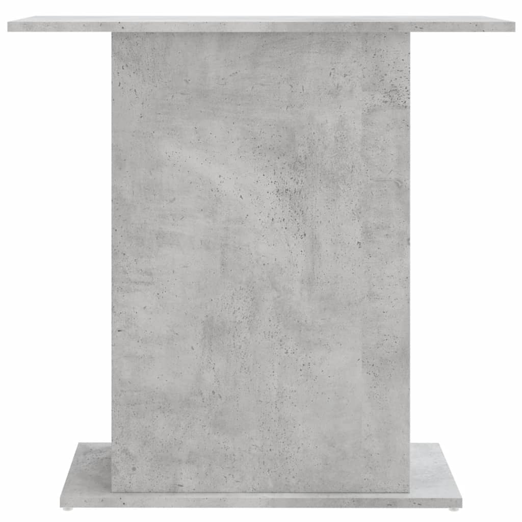 akvariebord 75x36x72,5 cm konstrueret træ betongrå