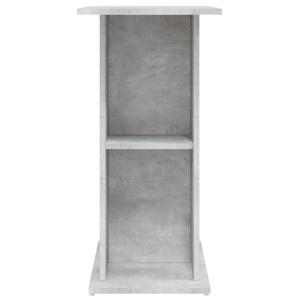 akvariebord 75x36x72,5 cm konstrueret træ betongrå