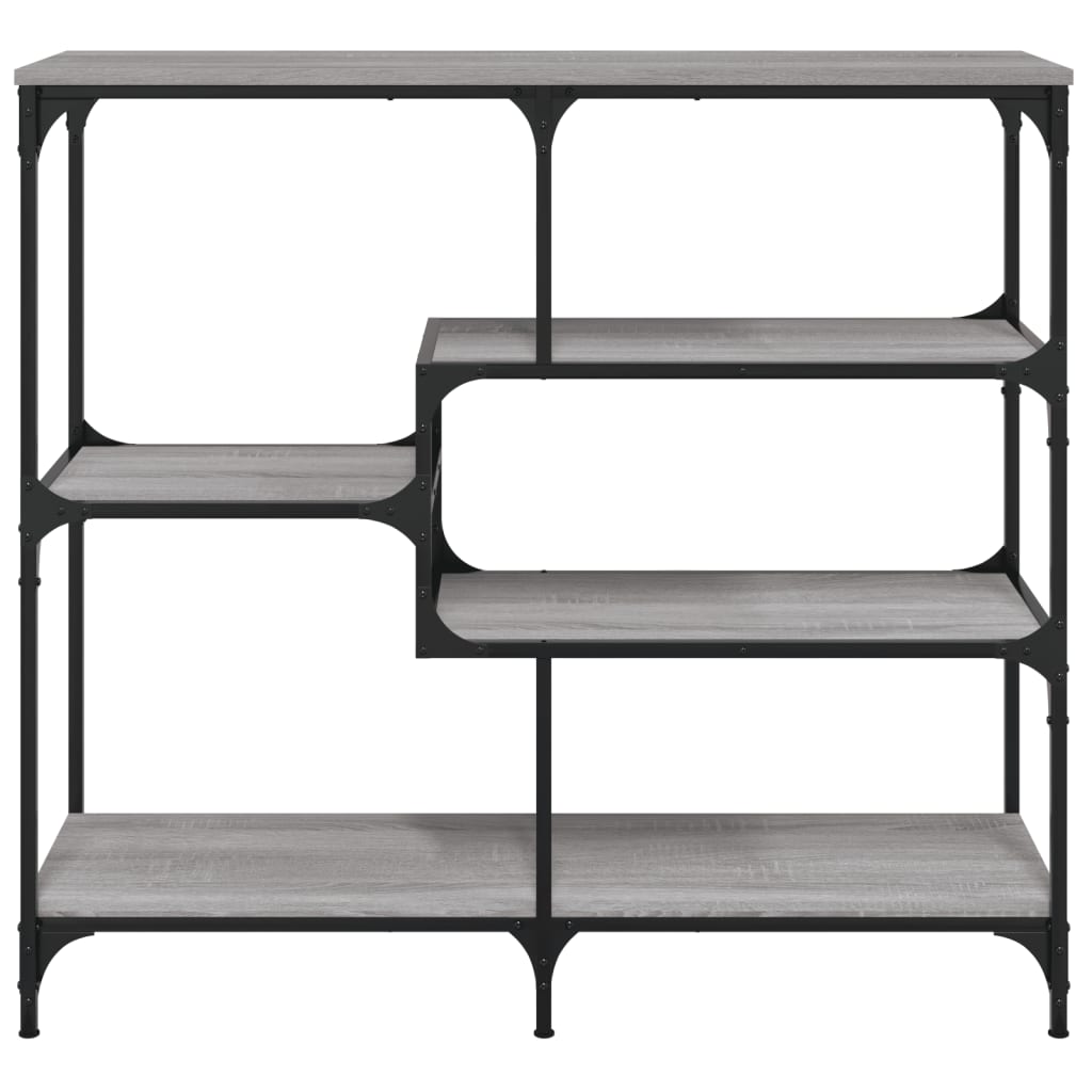 konsolbord 103x32x95 cm konstrueret træ grå sonoma-eg