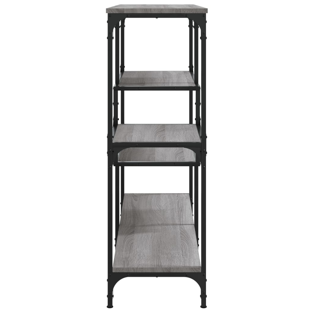 konsolbord 103x32x95 cm konstrueret træ grå sonoma-eg