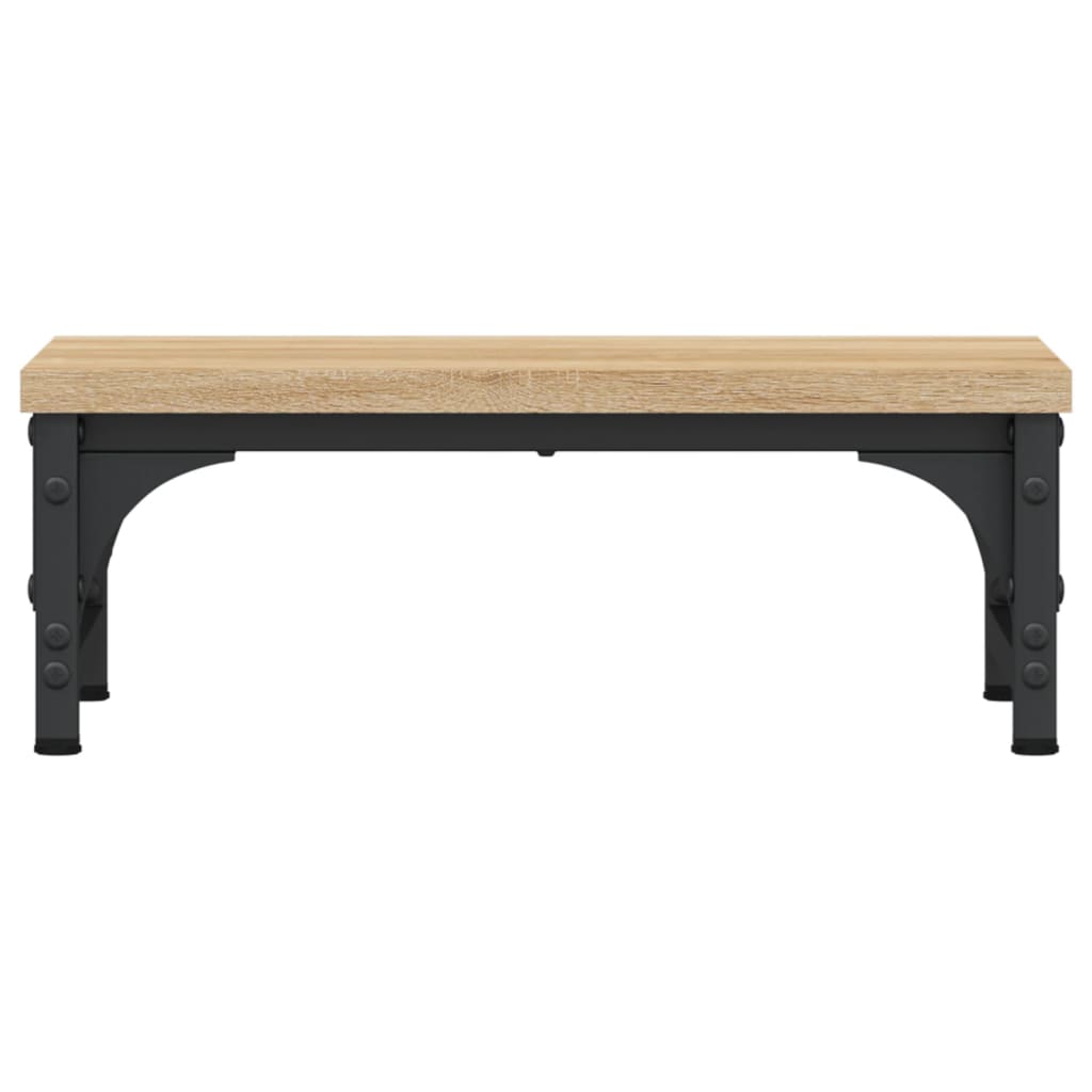 skærmstander 37x23x14 cm konstrueret træ sonoma-eg