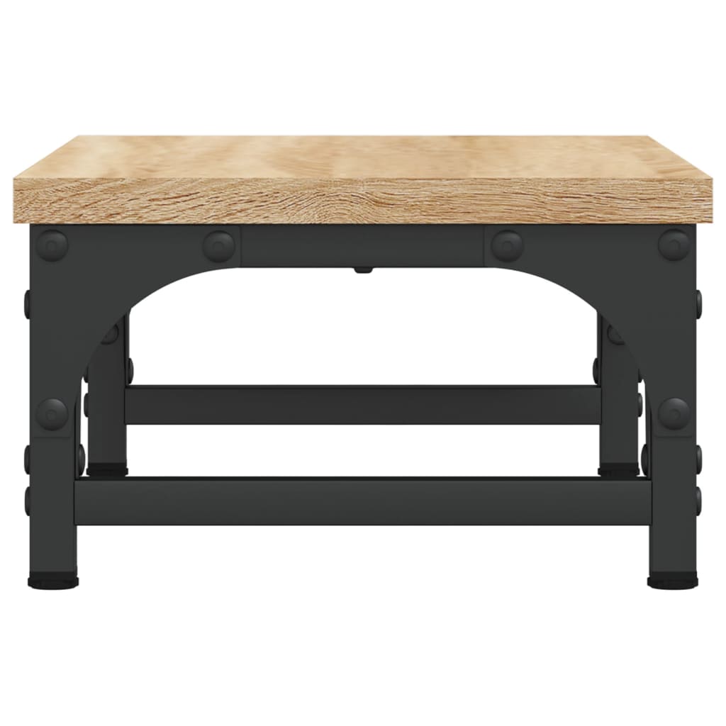 skærmstander 37x23x14 cm konstrueret træ sonoma-eg