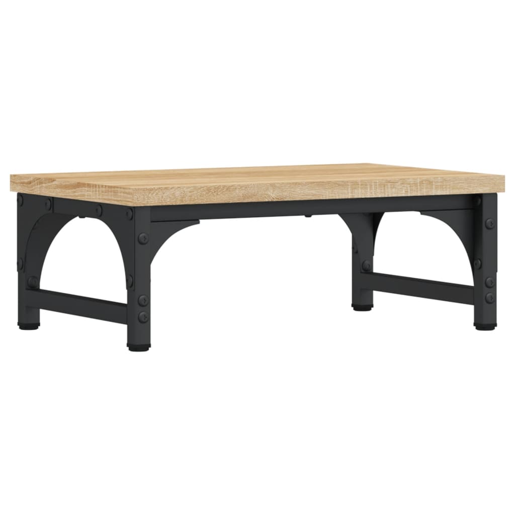 skærmstander 37x23x14 cm konstrueret træ sonoma-eg