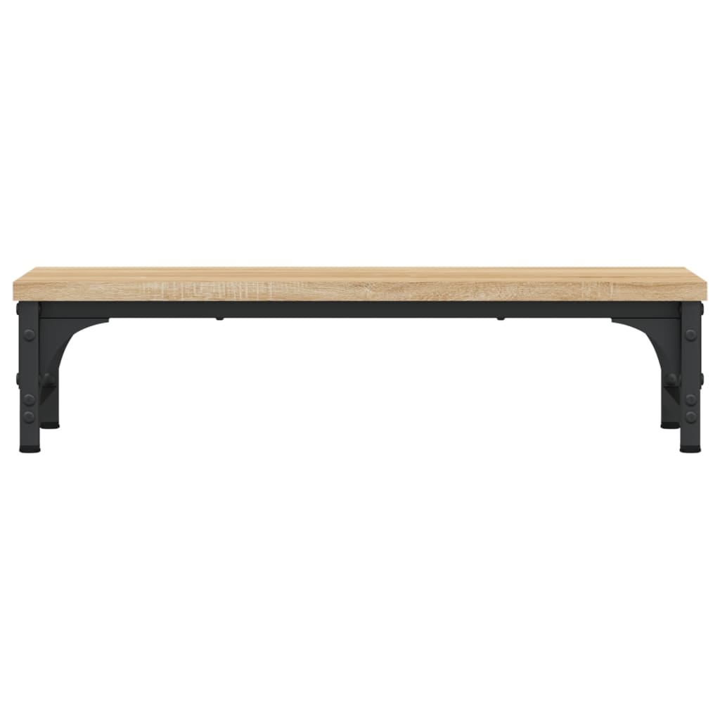 skærmstander 55x23x14 cm konstrueret træ sonoma-eg