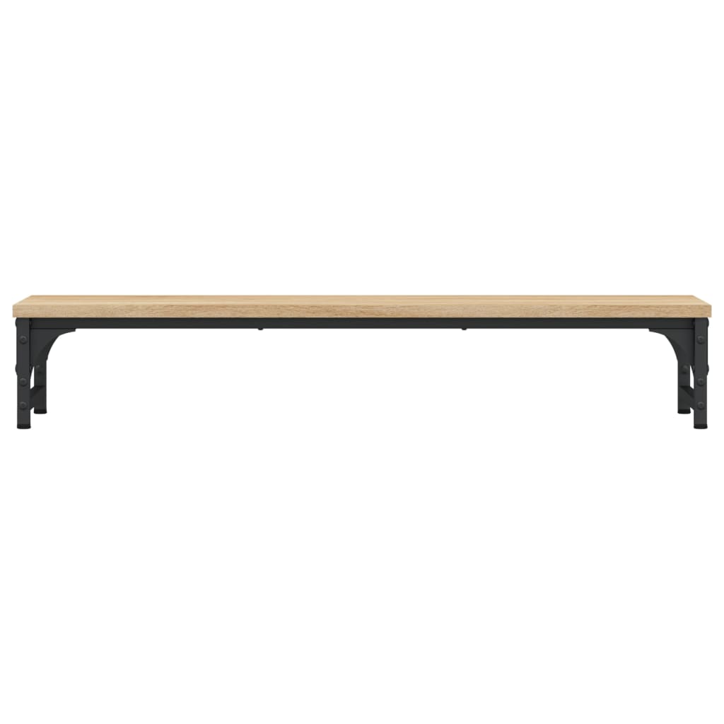 skærmstander 85x23x15,5 cm konstrueret træ sonoma-eg