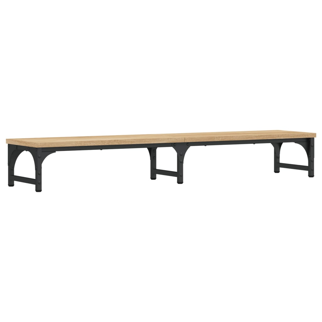 skærmstander 105x23x15,5 cm konstrueret træ sonoma-eg