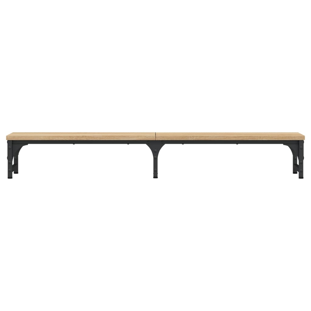skærmstander 105x23x15,5 cm konstrueret træ sonoma-eg