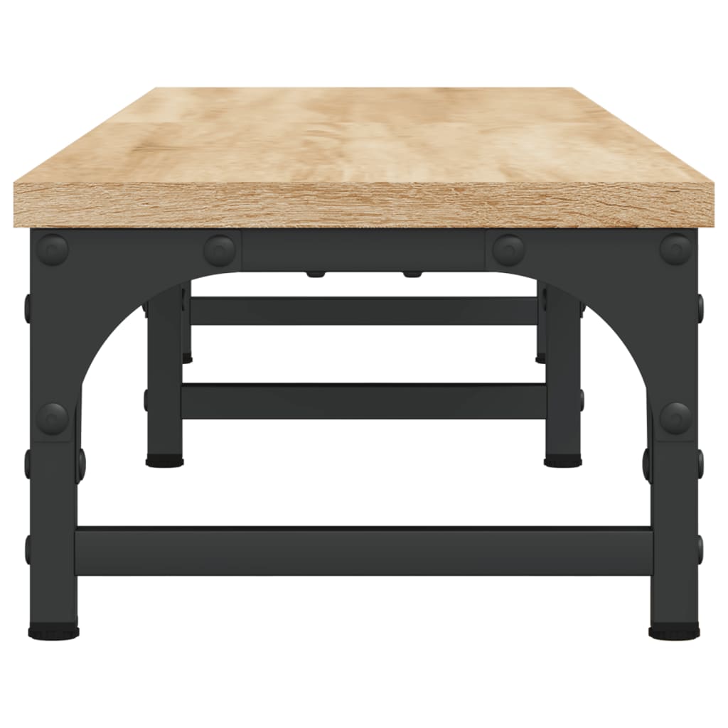 skærmstander 105x23x15,5 cm konstrueret træ sonoma-eg