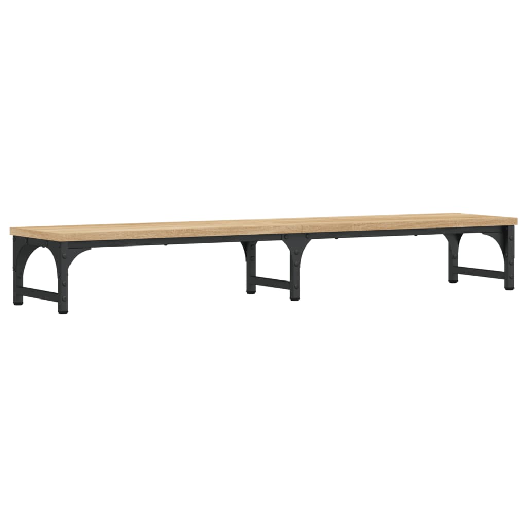 skærmstander 105x23x15,5 cm konstrueret træ sonoma-eg