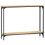 konsolbord 100x22,5x75 cm konstrueret træ sonoma-eg
