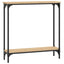 konsolbord Sonoma eg 75x22,5x75 cm konstrueret træ