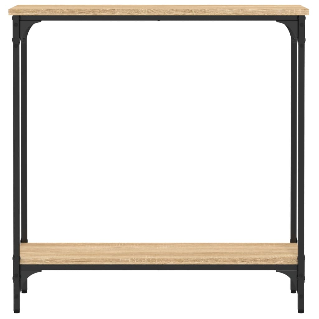konsolbord Sonoma eg 75x22,5x75 cm konstrueret træ