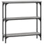 konsolbord 75x22,5x75 cm konstrueret træ grå sonoma-eg