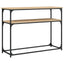 konsolbord 100x35,5x75 cm konstrueret træ sonoma-eg