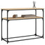 konsolbord 100x35,5x75 cm konstrueret træ sonoma-eg