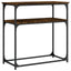 konsolbord 75x35,5x75 cm konstrueret træ røget egetræsfarve