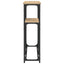 konsolbord 145x22,5x75 cm konstrueret træ sonoma-eg