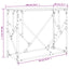 konsolbord 100x40x80 cm konstrueret træ sonoma-eg