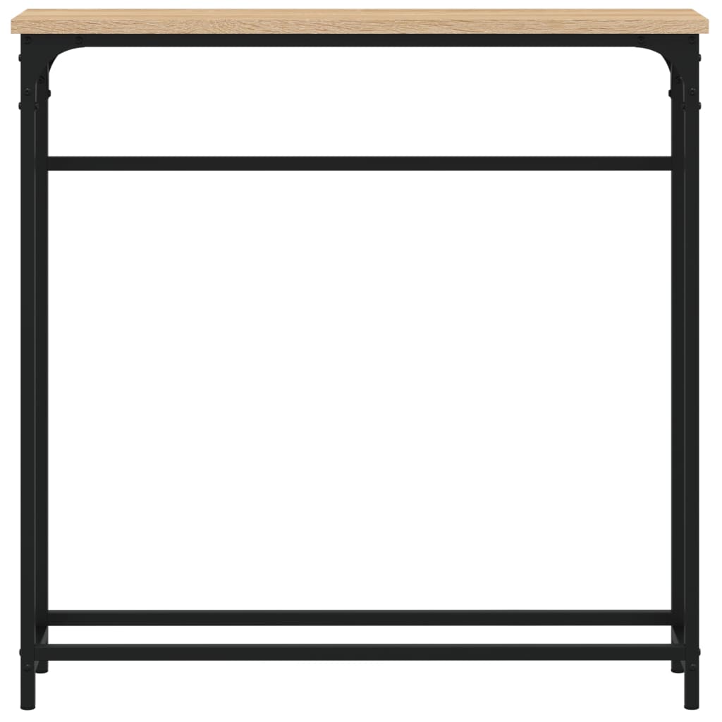 konsolbord Sonoma eg 75x19,5x75 cm konstrueret træ