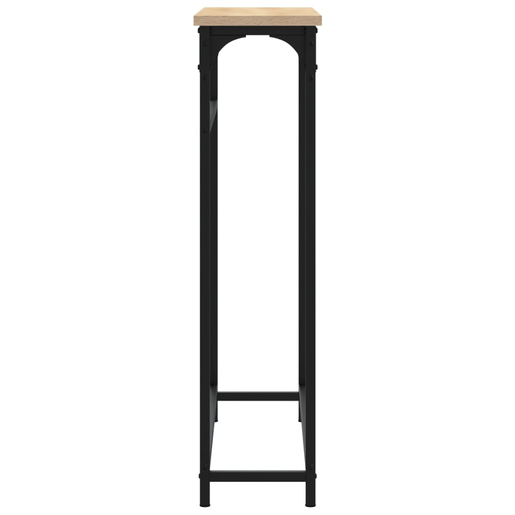 konsolbord Sonoma eg 75x19,5x75 cm konstrueret træ
