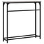 konsolbord 75x19,5x75 cm konstrueret træ grå sonoma-eg