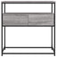 konsolbord 75x40x75 cm konstrueret træ grå sonoma-eg