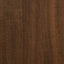 konsolbord 75x40x75 cm konstrueret træ brun egetræsfarve