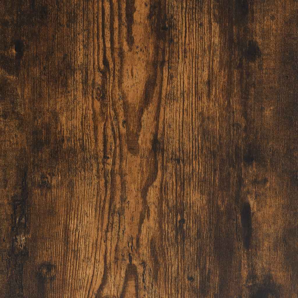 konsolbord 72,5x25x75 cm konstrueret træ røget egetræsfarve
