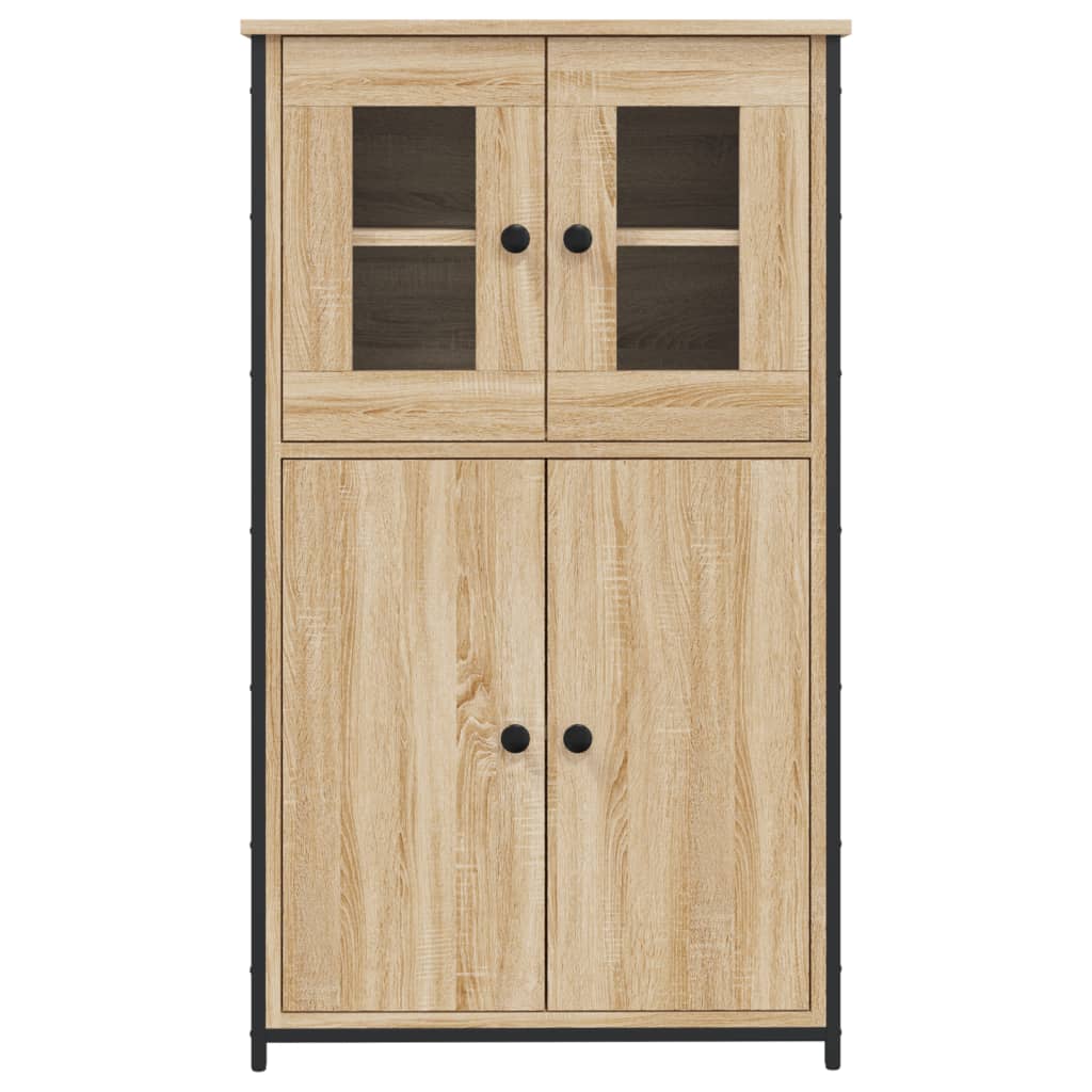 skab 62x32x106,5 cm konstrueret træ sonoma-eg