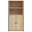 højskab 62x36x121,5 cm konstrueret træ sonoma-eg