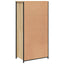 højskab 62x36x121,5 cm konstrueret træ sonoma-eg