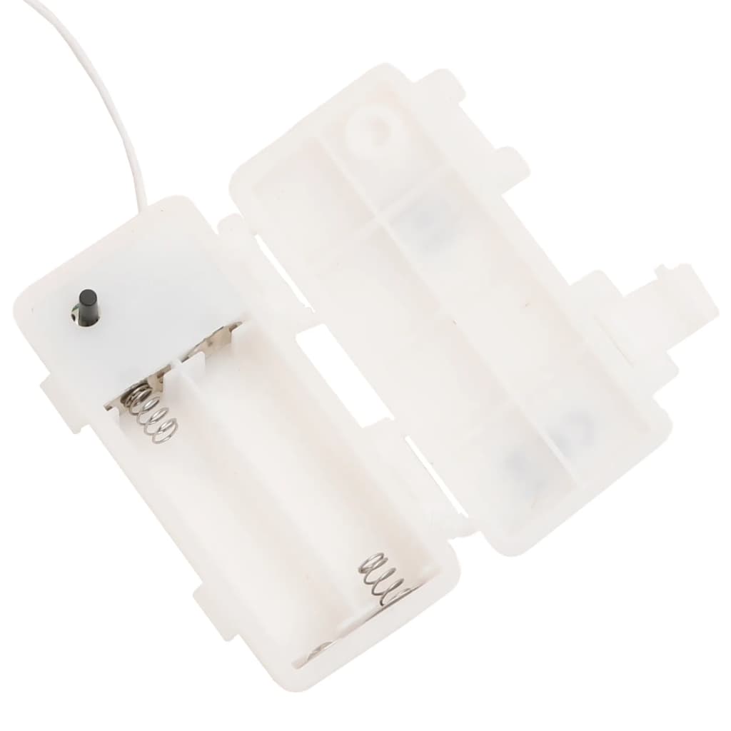 juledekoration med LED-lys 3 stk. foldbar gul