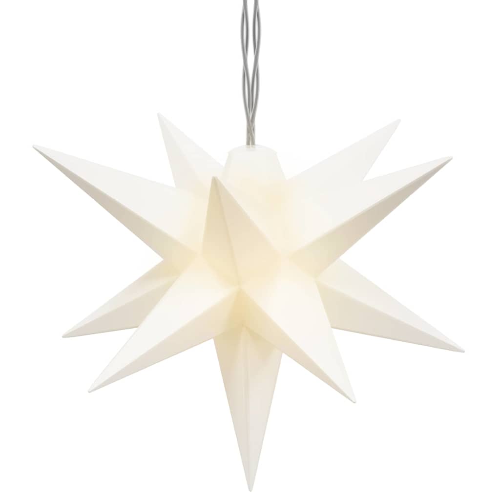 juledekoration med 10 LED'er 10 cm hvid
