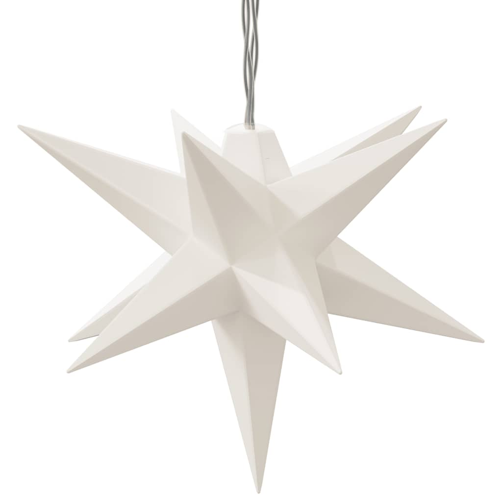 juledekoration med 10 LED'er 10 cm hvid