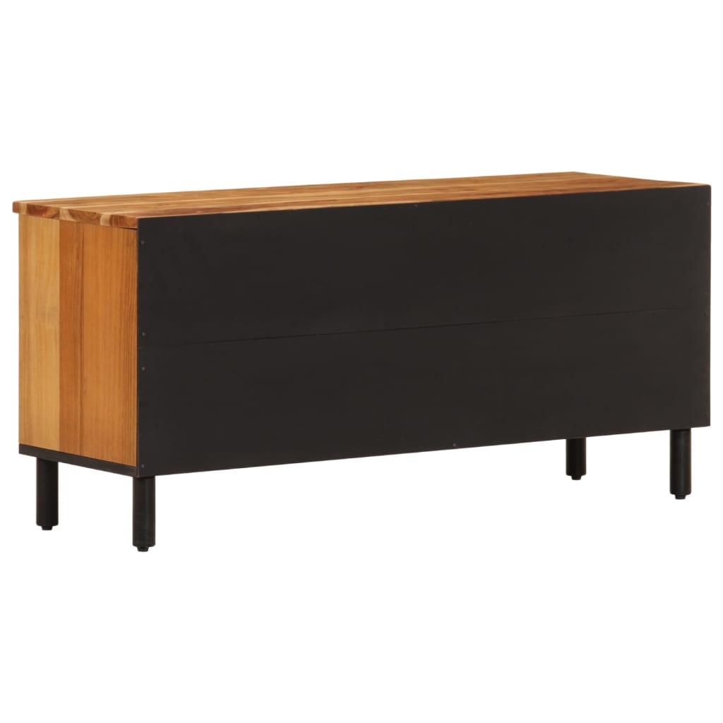 tv-bord 100x33x46 cm massivt akacietræ