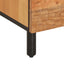 tv-bord 100x33x46 cm massivt akacietræ