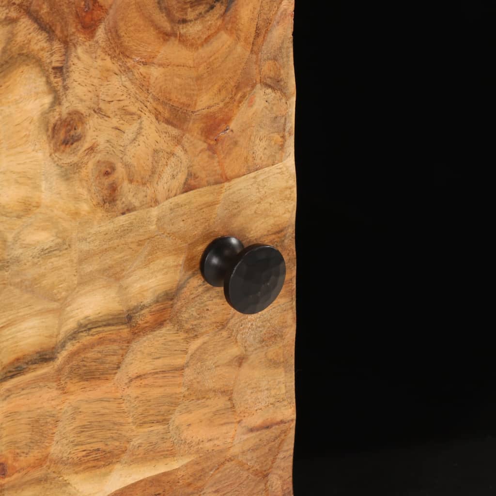 skab 80x33x75 cm massivt akacietræ