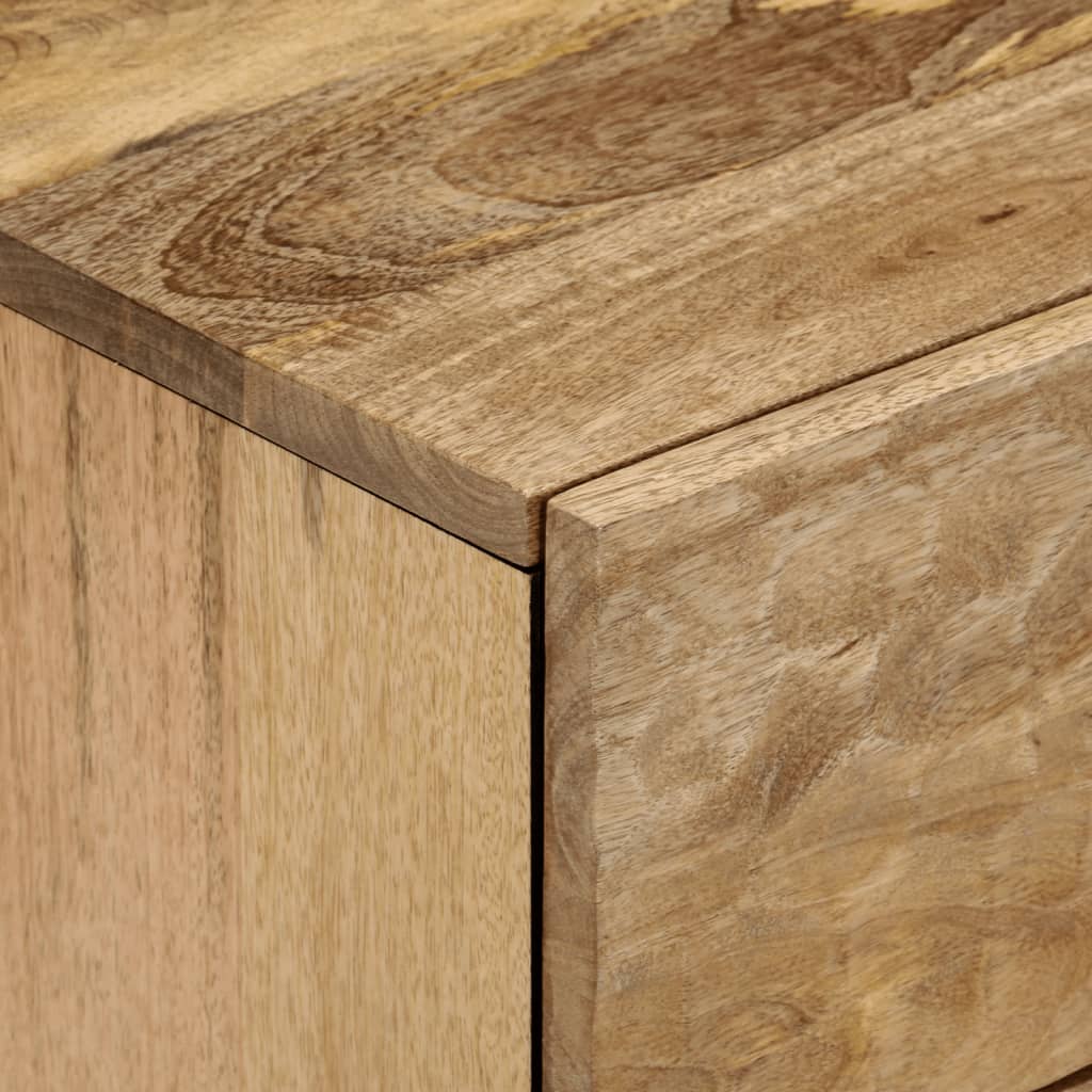 sengeborde 2 stk. 40x33x46 cm massivt mangotræ