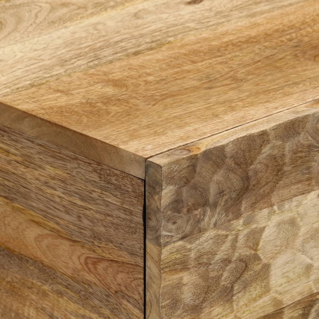 sofabord 80x50x40 cm massivt mangotræ