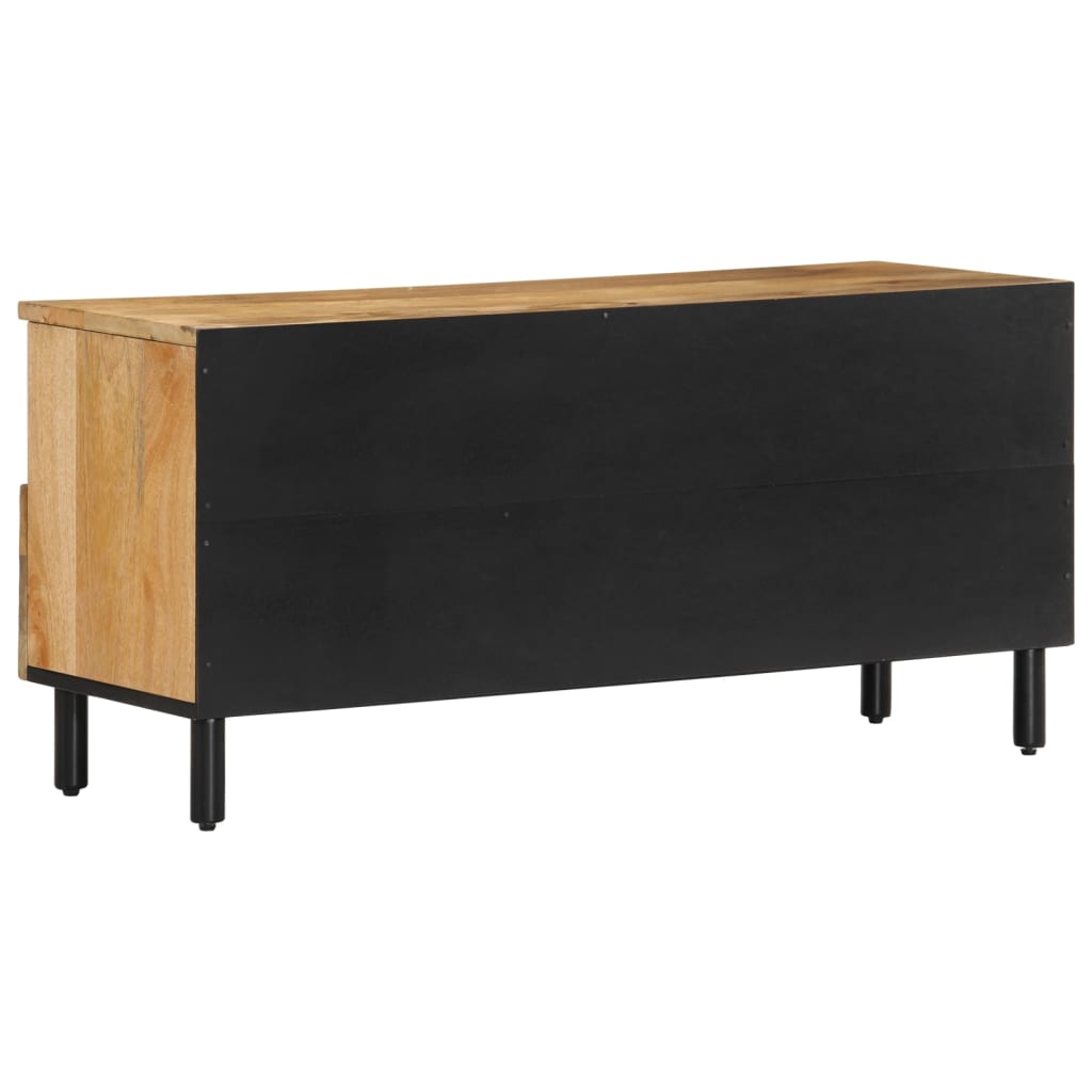 tv-bord 100x33x46 cm massivt mangotræ