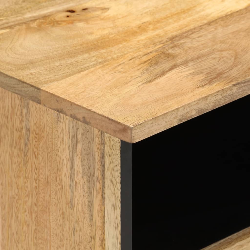 tv-bord 100x33x46 cm massivt mangotræ