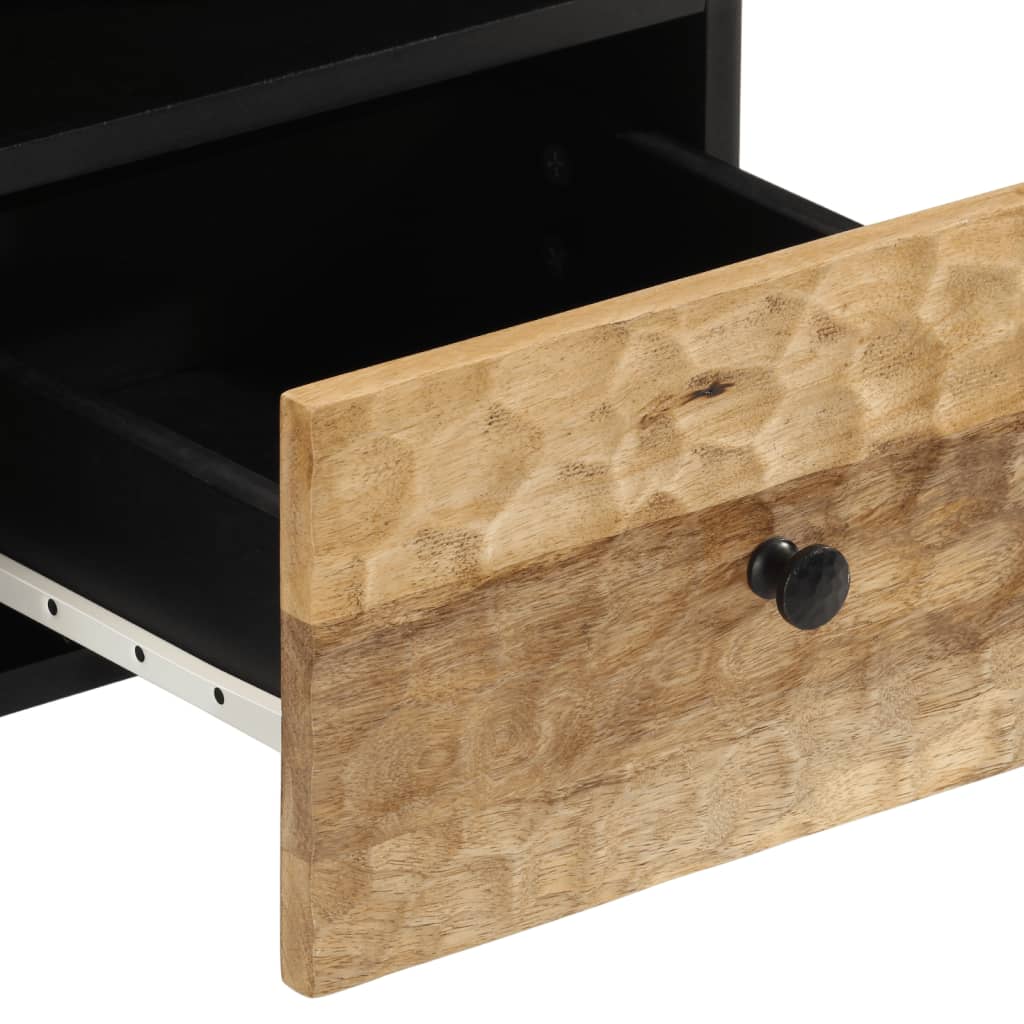 tv-bord 100x33x46 cm massivt mangotræ