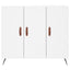 skab 90x34x80 cm konstrueret træ hvid