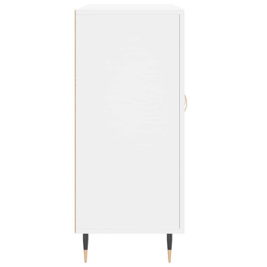 skab 90x34x80 cm konstrueret træ hvid