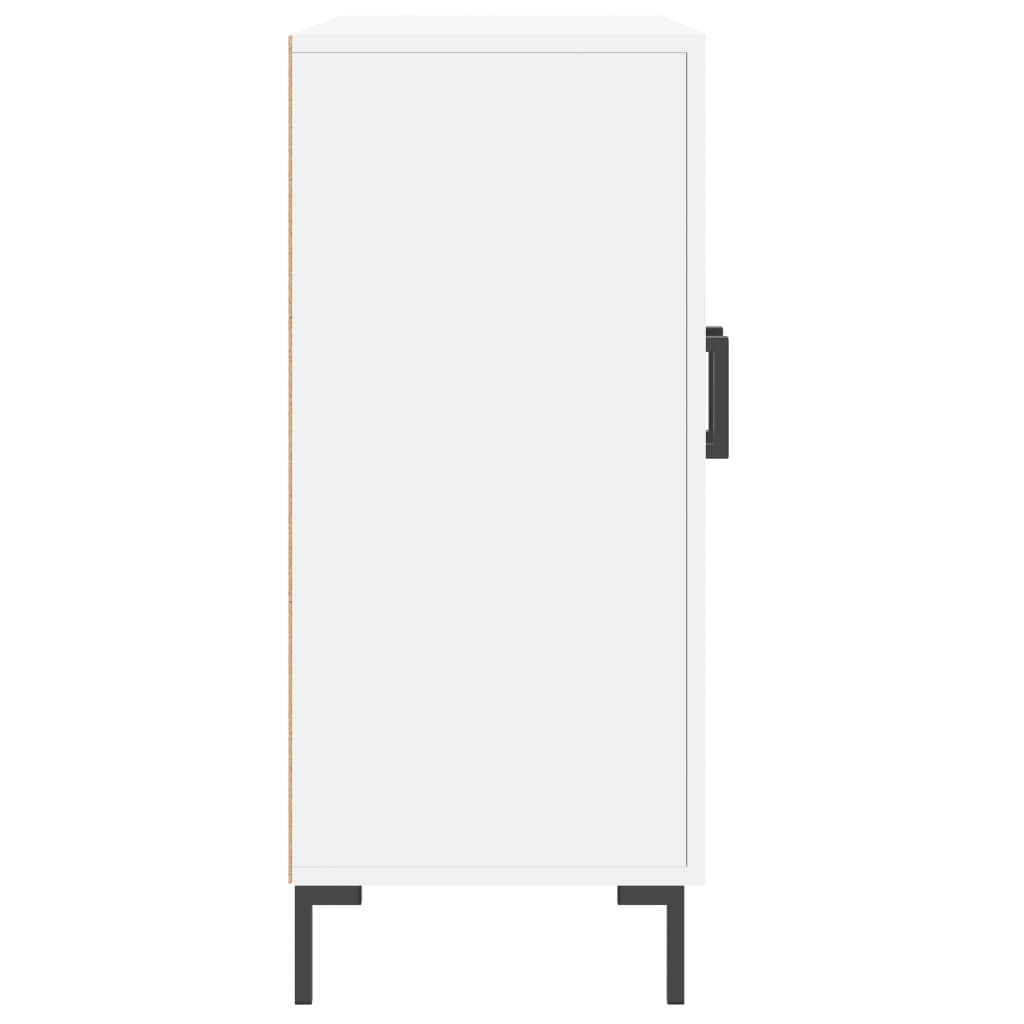 skab 90x34x80 cm konstrueret træ hvid