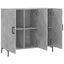 skab 90x34x80 cm konstrueret træ betongrå