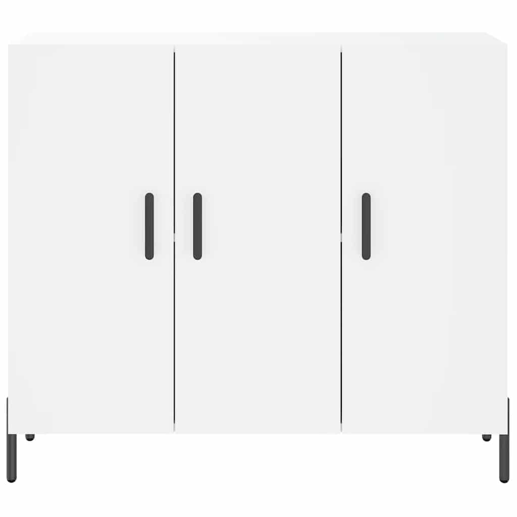 skab 90x34x80 cm konstrueret træ hvid