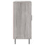 skab 90x34x80 cm konstrueret træ grå sonoma-eg