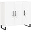 skab 90x34x80 cm konstrueret træ hvid