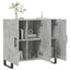 skab 90x34x80 cm konstrueret træ betongrå
